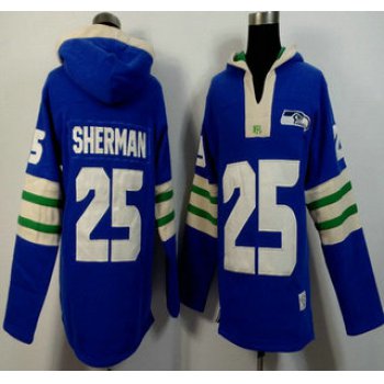 Nike Seattle Seahawks #25 Richard Sherman Light Blue 2015 NFL Hoody