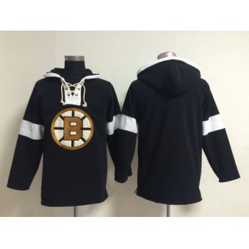 2014 Old Time Hockey Boston Bruins Blank Black Hoodie