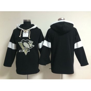 2014 Old Time Hockey Pittsburgh Penguins Blank Black Hoodie