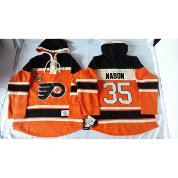 Old Time Hockey Philadelphia Flyers #35 Steve Mason 2012 Winter Classic Orange Hoodie