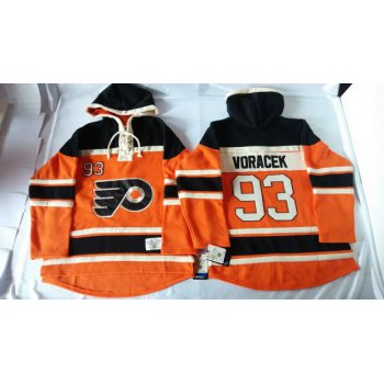 Old Time Hockey Philadelphia Flyers #93 Jakub Voracek 2012 Winter Classic Orange Hoodie