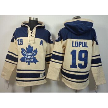 Old Time Hockey Toronto Maple Leafs #19 Joffrey Lupul Cream Hoodie