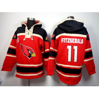 Arizona Cardinals #11 Larry Fitzgerald 2014 Red Hoodie
