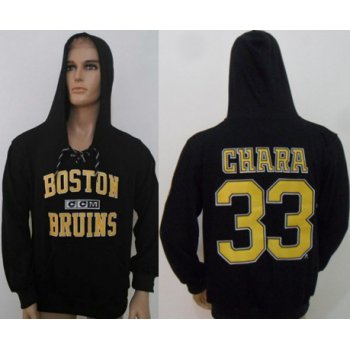CCM Boston Bruins #33 Zdeno Chara Black Hoodie