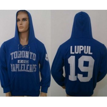 CCM Toronto Maple Leafs #19 Joffrey Lupul Blue Hoodie