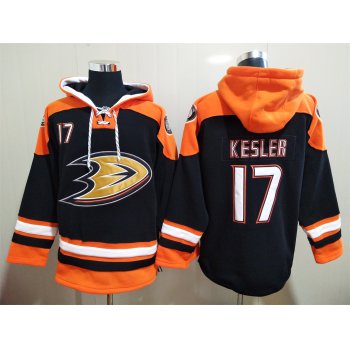 Men's Hockey Anaheim Ducks #17 Ryan Kesler Black Hoodie