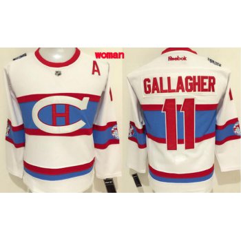 Women's Montreal Canadiens #27 Alex Galchenyuk Reebok White 2016 Winter Classic Premier Jersey
