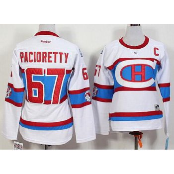 Women's Montreal Canadiens #67 Max Pacioretty Reebok White 2016 Winter Classic Premier Jersey