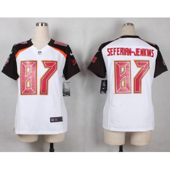 Women's Tampa Bay Buccaneers #87 Austin Seferian-Jenkins White Road NFL Nike Game Jersey