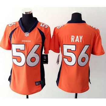Women's Denver Broncos #56 Shane Ray Orange Team Color NFL Nike Game Jersey