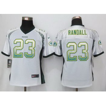 Women's Green Bay Packers #23 Damarious Randall White Drift Fashion NFL Nike Jersey