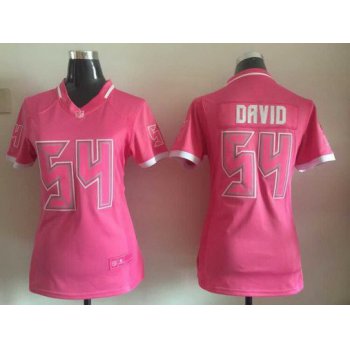 Women's Tampa Bay Buccaneers #54 Lavonte David Pink Bubble Gum 2015 NFL Jersey