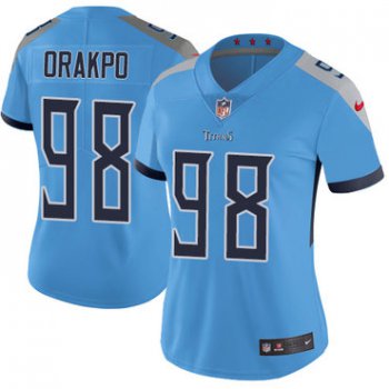 Nike Titans #98 Brian Orakpo Light Blue Team Color Women's Stitched NFL Vapor Untouchable Limited Jersey