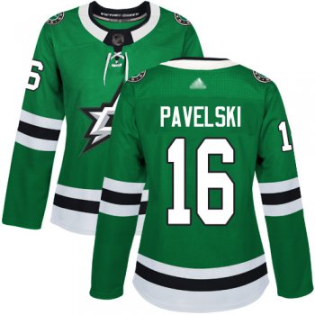 Dallas Stars #16 Joe Pavelski Green Home Authentic Women's Stitched Hockey Jersey