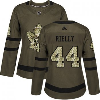 Adidas Toronto Maple Leafs #44 Morgan Rielly Green Salute to Service Women's Stitched NHL Jersey