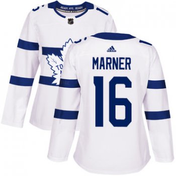 Adidas Toronto Maple Leafs #16 Mitchell Marner White Authentic 2018 Stadium Series Women's Stitched NHL Jersey
