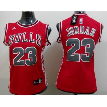 Chicago Bulls #23 Michael Jordan 2014 New Red Womens Jersey