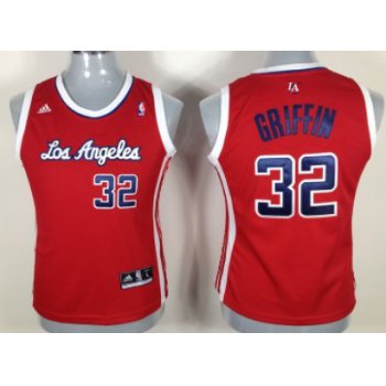 Los Angeles Clippers #32 Blake Griffin Red Womens Jersey