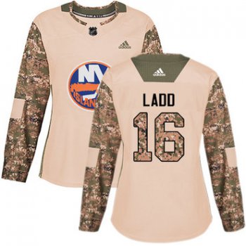 Adidas New York Islanders #16 Andrew Ladd Camo Authentic 2017 Veterans Day Women's Stitched NHL Jersey