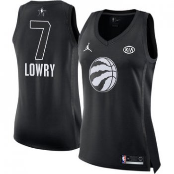 Nike Toronto Raptors #7 Kyle Lowry Black Women's NBA Jordan Swingman 2018 All-Star Game Jersey