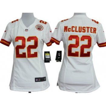 Nike Kansas City Chiefs #22 Dexter McCluster White Game Womens Jersey
