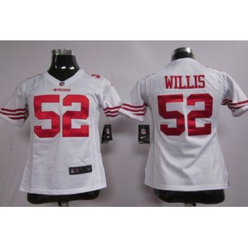 Nike San Francisco 49ers #52 Patrick Willis White Game Womens Jersey