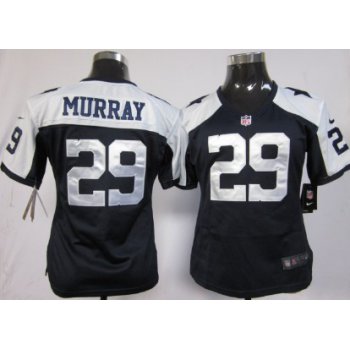 Nike Dallas Cowboys #29 DeMarco Murray Blue Thanksgiving Game Womens Jersey