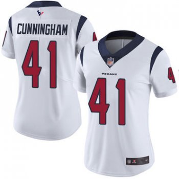 Texans #41 Zach Cunningham White Women's Stitched Football Vapor Untouchable Limited Jersey