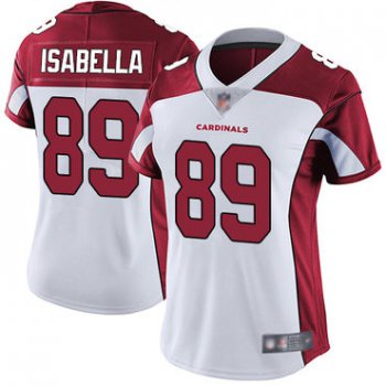 Cardinals #89 Andy Isabella White Women's Stitched Football Vapor Untouchable Limited Jersey