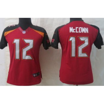 Nike Tampa Bay Buccaneers #12 Josh McCown 2014 Red Limited Womens Jersey