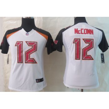 Nike Tampa Bay Buccaneers #12 Josh McCown 2014 White Limited Womens Jersey