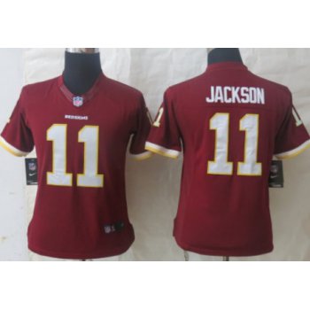 Nike Washington Redskins #11 DeSean Jackson Red Limited Womens Jersey
