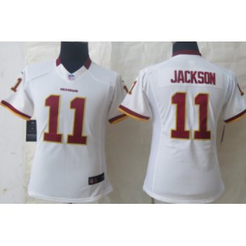 Nike Washington Redskins #11 DeSean Jackson White Limited Womens Jersey