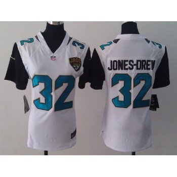 Nike Jacksonville Jaguars #32 Maurice Jones-Drew 2013 White Game Womens Jersey