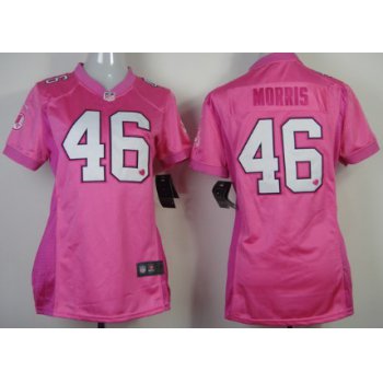 Nike Washington Redskins #46 Alfred Morris Pink Love Womens Jersey