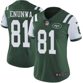Jets #81 Quincy Enunwa Green Team Color Women's Stitched Football Vapor Untouchable Limited Jersey