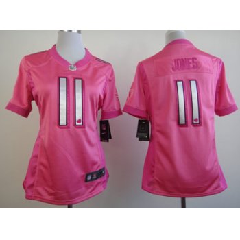 Nike Atlanta Falcons #11 Julio Jones Pink Love Womens Jersey