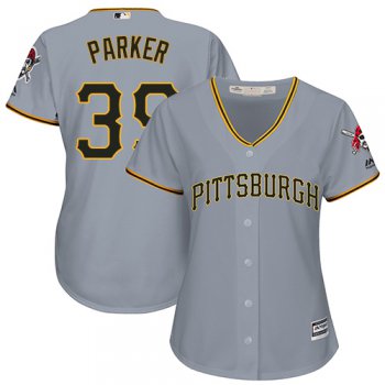 Pirates #39 Dave Parker Grey Road Women's Stitched Baseball Jersey