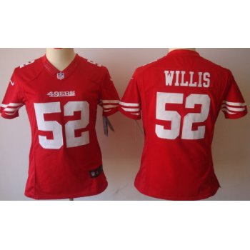 Nike San Francisco 49ers #52 Patrick Willis Red Limited Womens Jersey