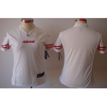 Nike San Francisco 49ers Blank White Limited Womens Jersey