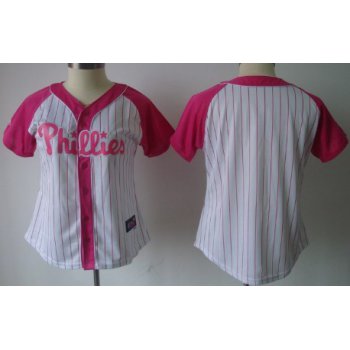 Philadelphia Phillies Blank 2012 Fashion Womens by Majestic Athletic Jersey