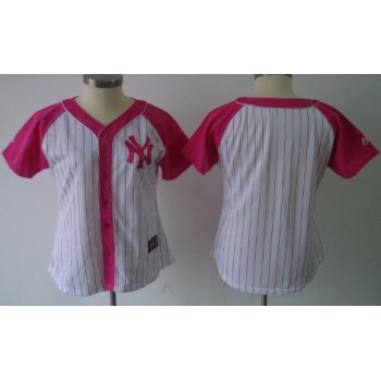 New York Yankees Blank 2012 Fashion Womens by Majestic Athletic Jersey