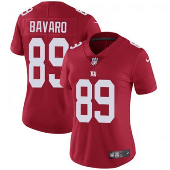Women's Nike Giants #89 Mark Bavaro Red Alternate Stitched NFL Vapor Untouchable Limited Jersey