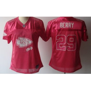 Kansas City Chiefs #29 Eric Berry Pink Fem Fan Womens Jersey
