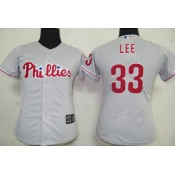 Philadelphia Phillies #33 Lee Gray Womens Jersey