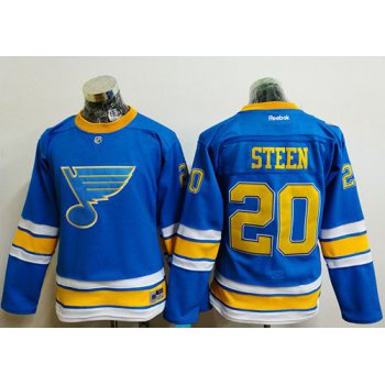 Blues #20 Alexander Steen Light Blue 2017 Winter Classic Women's Stitched NHL Jersey