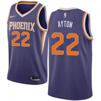 Women's Nike Phoenix Suns #22 Deandre Ayton Purple NBA Swingman Icon Edition Jersey