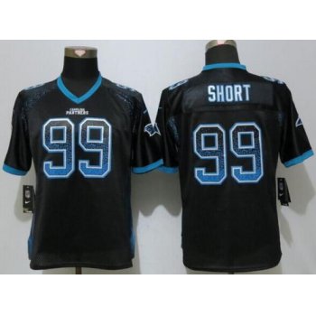Women's Carolina Panthers #99 Kawann Short Black Drift Fashion NFL Nike Jersey