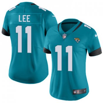 Nike Jacksonville Jaguars #11 Marqise Lee Teal Green Team Color Women's Stitched NFL Vapor Untouchable Limited Jersey