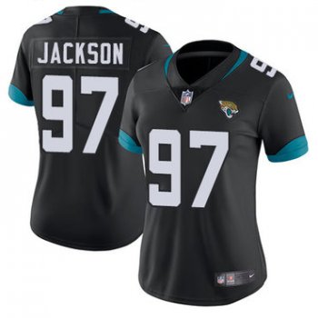 Nike Jacksonville Jaguars #97 Malik Jackson Black Alternate Women's Stitched NFL Vapor Untouchable Limited Jersey